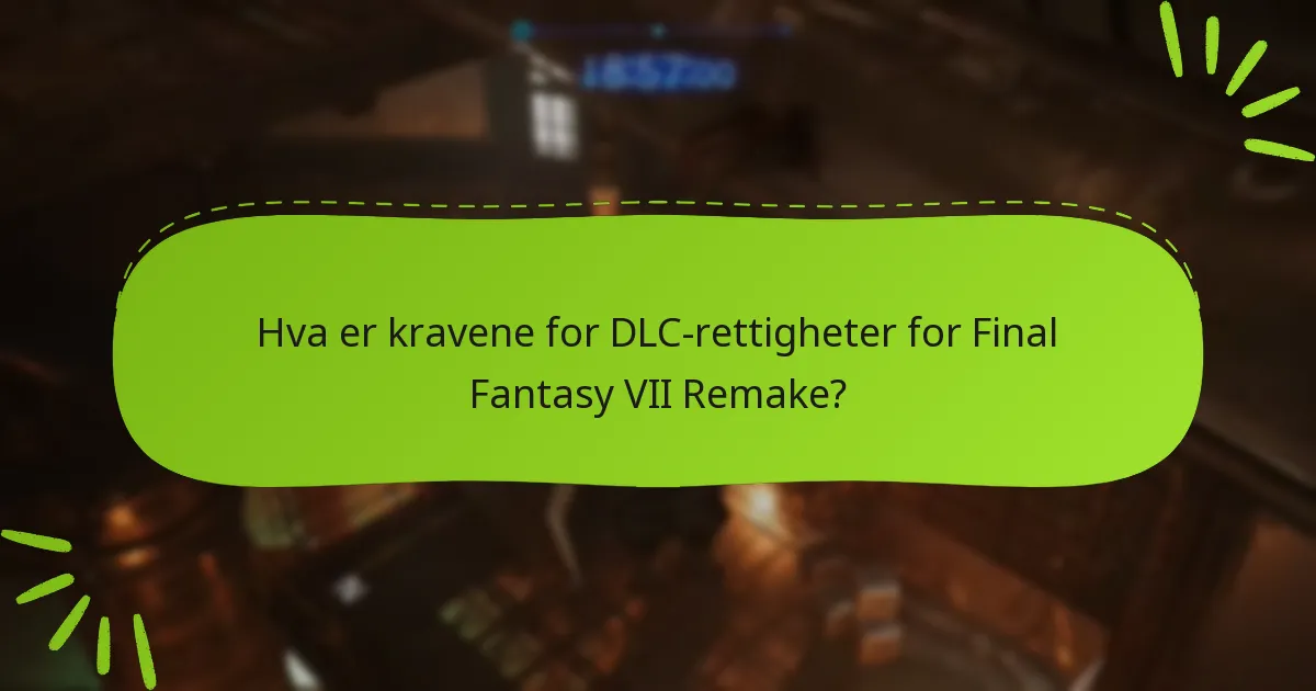 Hvilke plattformer støtter Final Fantasy VII Remake DLC?