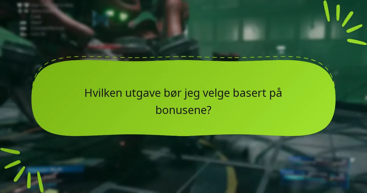 Hva er forhåndsbestillingsbonusene for Final Fantasy VII Remake?